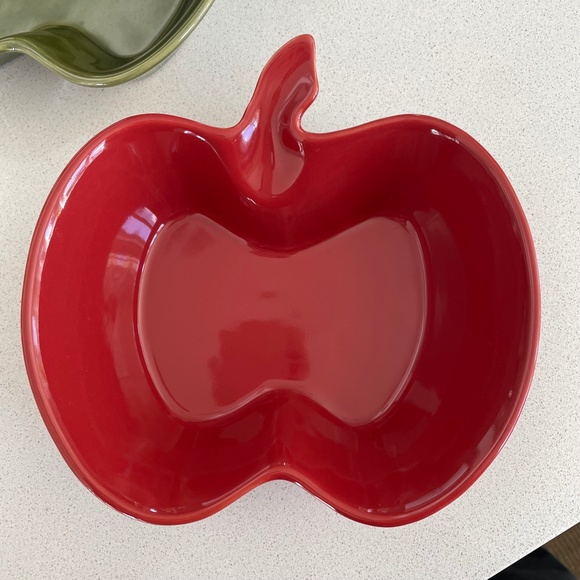 Stoneware - Apple Shape Dishes - Picture 3 of 6